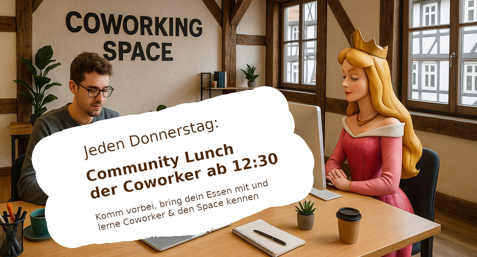 Coworking Lunch immer donnerstags um 12:30 Uhr